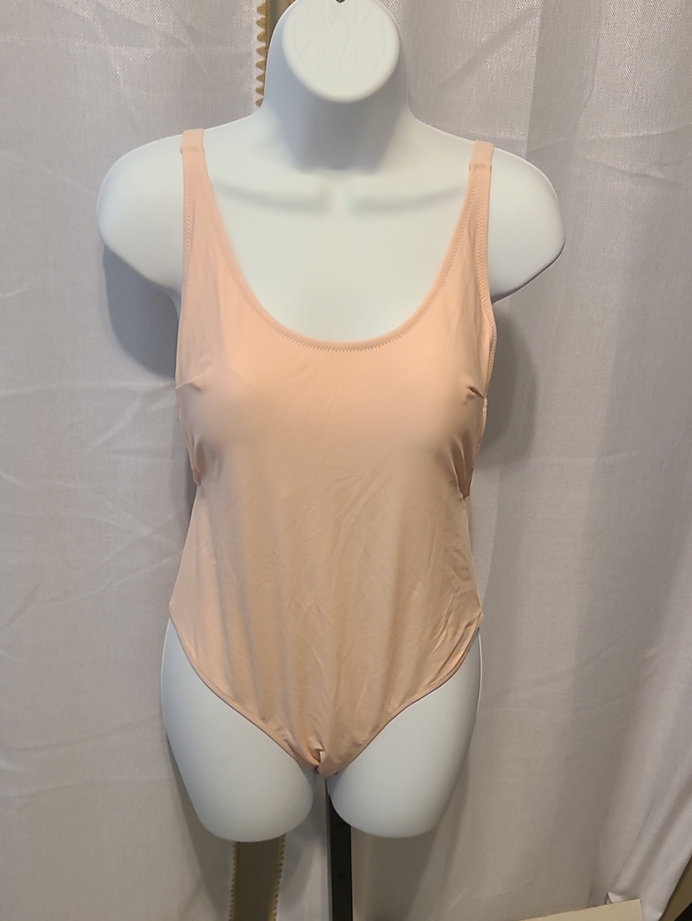 Pretty Garden One-Piece Swimsuit in Peach,